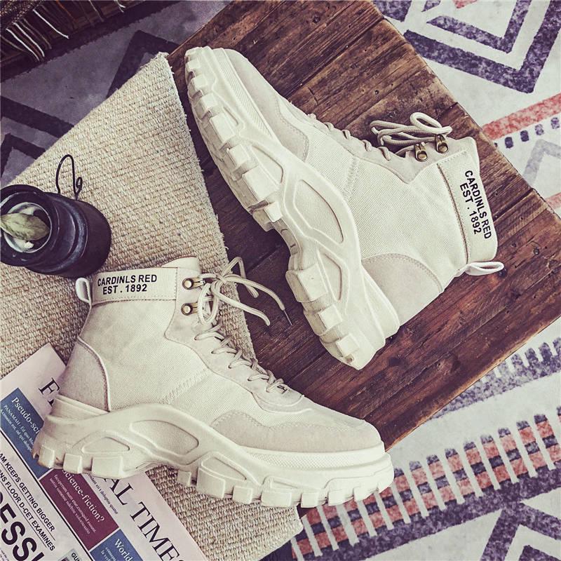 Mens Boots Autumn Winter Boots Men's Martin Boots Retro Chelsea Boots Ankle Boots Men's Tooling Shoe