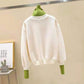Autumn and Winter Loose High-necked Sweater Women's Pullover Thick Warm Jacket