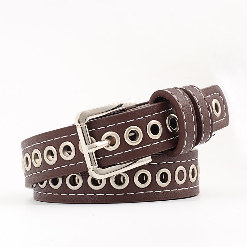Jeans belts new women fashion wide belt drill women's leather waistband