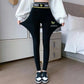 Modal Large Size Super Stretch High Waist Women's Outer Wear Leggings Autumn and Winter Plus Velvet Belly Slimming All-match Sports Pants
