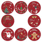 500 Christmas Stickers/roll Kindergarten Baby Bonus Stickers Students Decorate Christmas Gift Box Gift Stickers