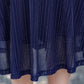 Women's Casual Print Color Three Quarter Sleeve O-Neck Long Unregular Silk Dress