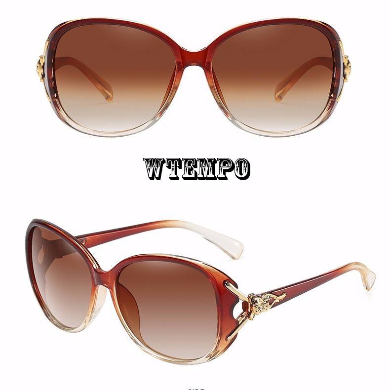 WTEMPO Polygonal sunglasses round face men and women frog mirror retro fashion sunglasses