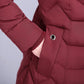 Long Over-the-knee Thick Cotton-padded Jacket Middle-aged and Elderly Winter Jacket Cotton-padded Jacket Plus Size Cotton-padded Jacket for Ladies