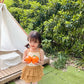 Summer Kids Cute Printing Vest Sleeveless Tops Korean Style Slash Neck Slim Camisole for Children Girls