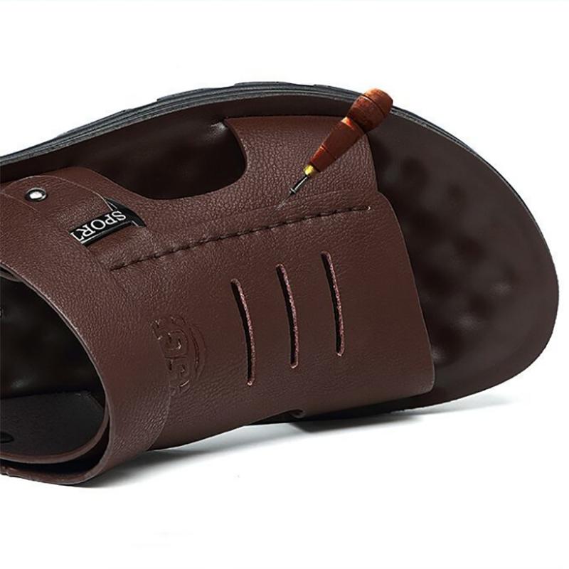 Summer Men's Sandals Non-slip Sandals and Slippers Men's Korean Outdoor Leisure Beach Shoes