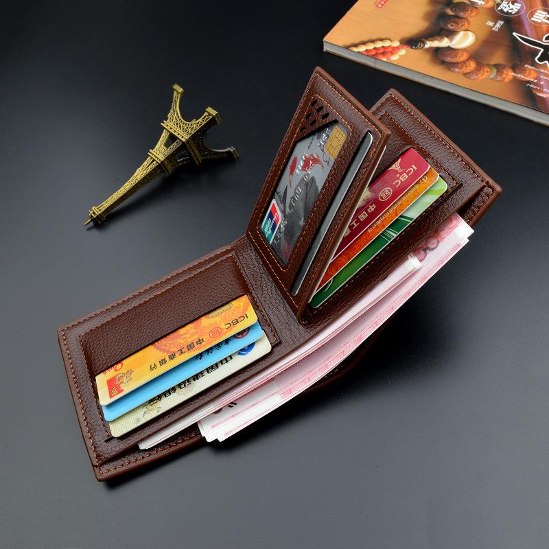 Selling Wallets Men Leather Brand Luxury Wallet Short Slim Male Purses High Quality Money Clip