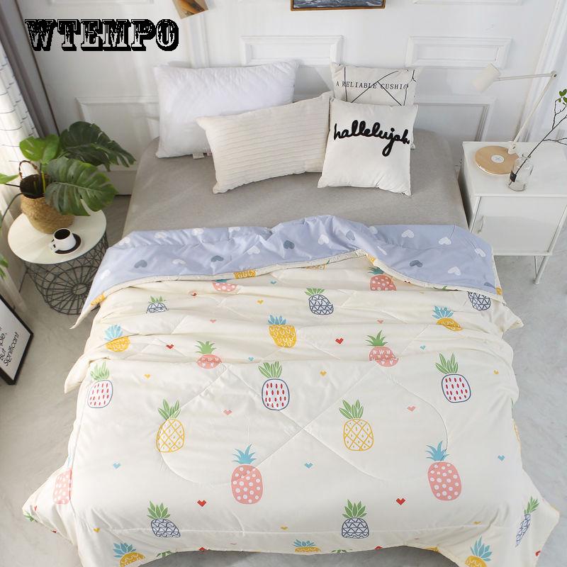 WTEMPO Comfortable Air Conditioner Is Summer Cool Quilt Soft Child Is Summer Washable Thin Quilt