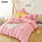 Autumn and Winter Bedding Bedding 1.5 Meters Quilt 4 Sets of Simple Grinding  Four-piece Set