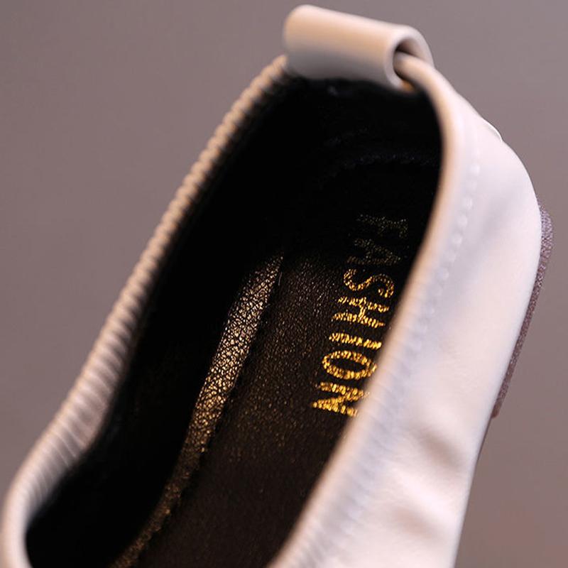 Children's Fashion Shoes for Girls Kids Doll Children Dress with Flats Princess Wedding Party