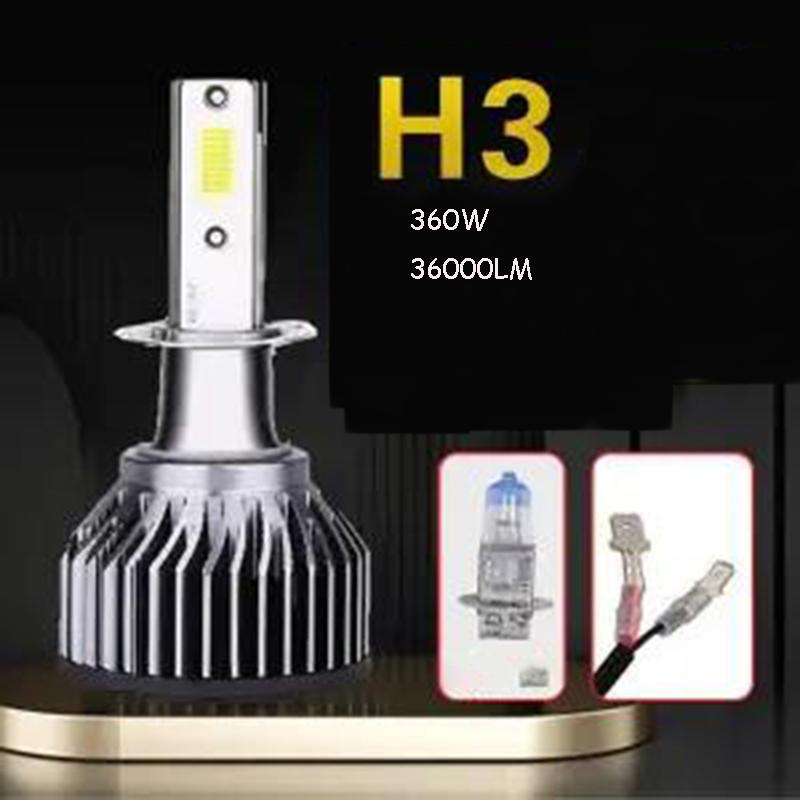 Car Led Headlight H7 Super Bright H4 Far and Near Integrated Strong Light H1 H11 Far and Near Laser Bubble Headlight 12V24V