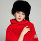 Faux Fur Imitation Fox Fur Dome Hat Fur Russian Hat Ladies Warm Winter Hat