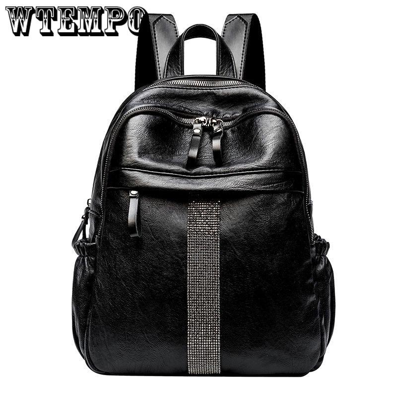 Leather Shoulder Bag Cowhide Large-capacity Trend Wild Travel Simple Casual Backpack