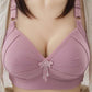 Thin Section Without Steel Ring Bra Sexy Gathering Adjustable Bra Beautiful Back Anti-sagging Nursing Underwear Sexy and Cute