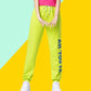 Women Leisure Harem Pants High Waist Wide Leg Trousers Pants Solid Street Sports Harajuku Joggers