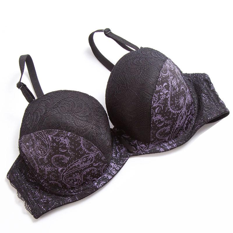 Big Breasts Sexy Lace Fat Women's Thin Large Underwear Plus Fat Size Gather Bra 200 Kg Fat Bra