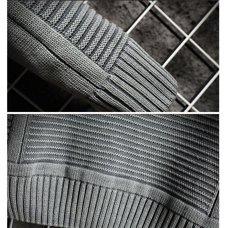 Men's Autumn Thin Sweater Student Trend Handsome Youth Loose Round Neck Bottoming Sweater Top