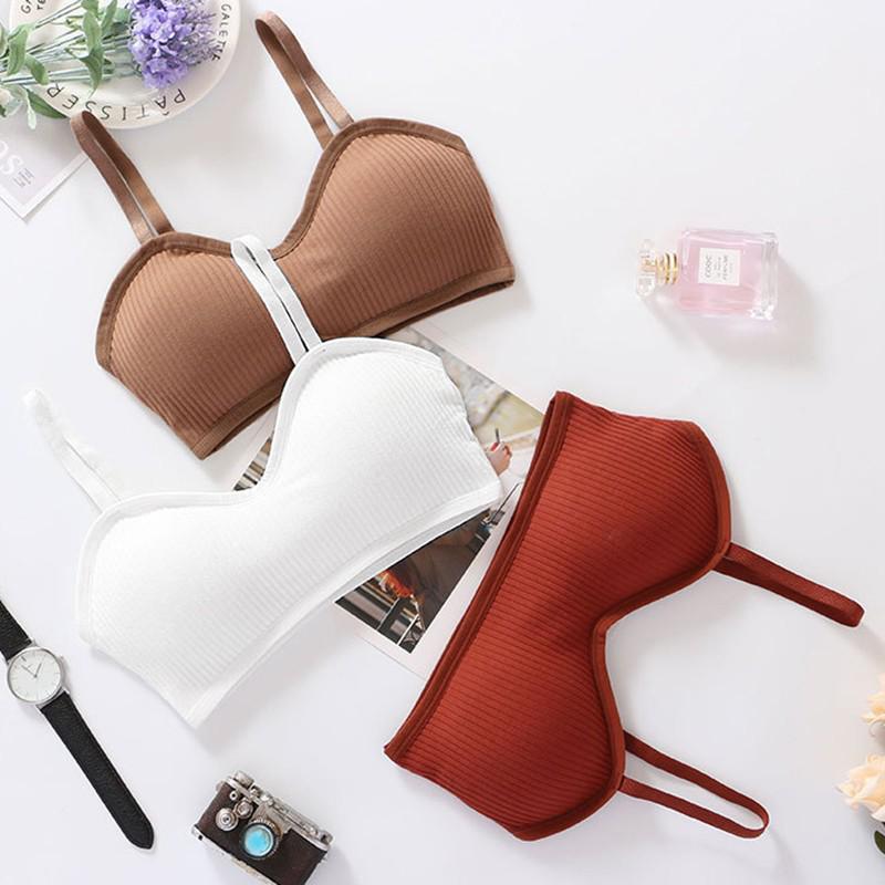 Sexy Breathable Camisole Bra Push Up Bralette Seamless Fitness Underwear
