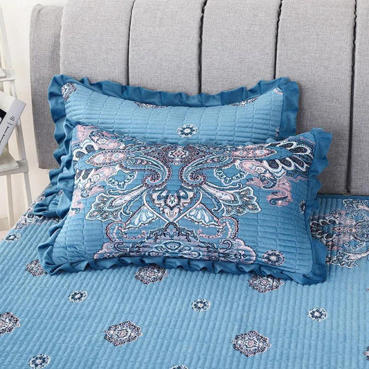 Crystal Suede Pillowcase Thickened Quilted Single and Double Pillowcases A Pair of Bedroom Bedding 48*74cm