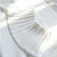 Podilove long-sleeve bottoming shirt white short section loose lazy wind turtleneck small fresh