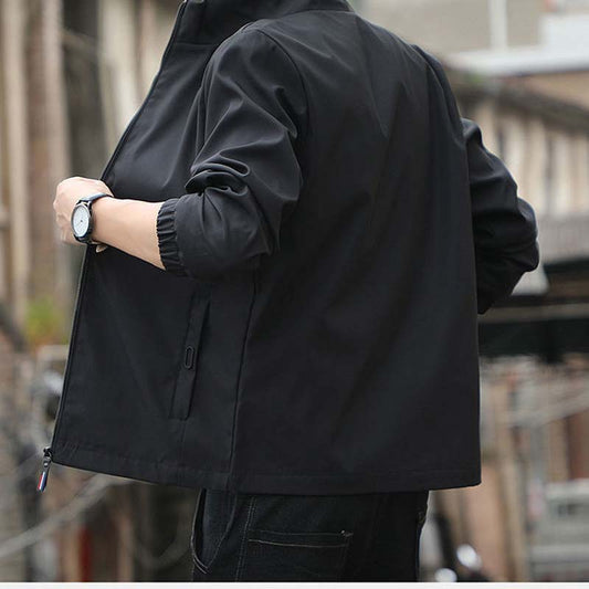 2021 Spring and Autumn New Jacket Men's Jacket Trend Handsome Autumn Large Size Loose Casual Jacket