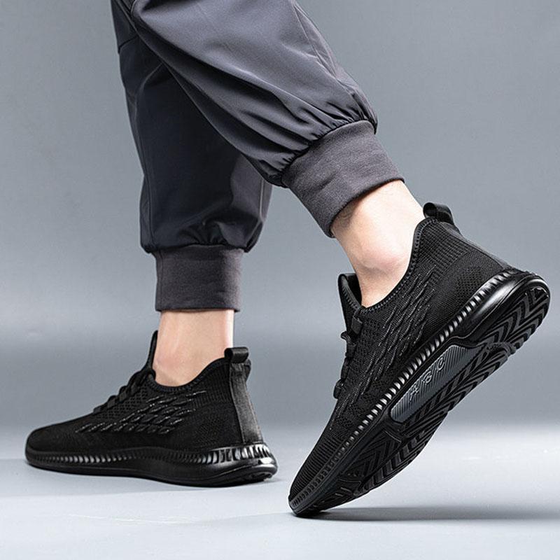 Spring Autumn New Men Sports Shoes Breathable Deodorant Running Shoes Casual Sports Shoes Men Simple Versatile
