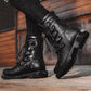 Martin Boots Men's High-top British Style Boots Tooling Boots Autumn Motorcycle Leather Boots Rider Boots Winter Men's Shoes