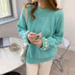 Sweater Woman Twist Pullover Knitwear Korean Lady Style Loose Solid Color Top Trending Purple Sweater Autumn and Winter Jumper