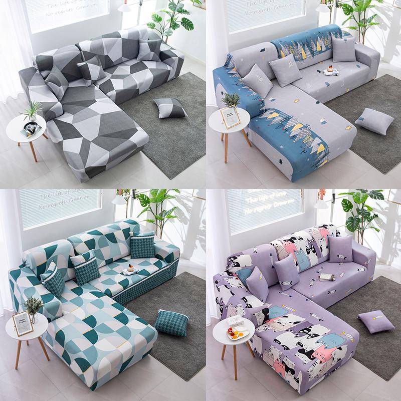 Elastic Sofa Cover All-inclusive Universal Cover Combination Four Seasons Universal Simple Fabric Sofa Cover Full Cover