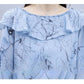 Suit Women Summer Two-piece Trousers Loose Floral Blouse Wide-leg Pants Casual Suit Temperament Elegant Sweet Cute Chiffon Suit