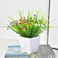Decoration Plastic Rose Floral Home  Artificial Flower Simulation Flower Living Room Bedroom Decoration Small Potted Plant Set Decoration