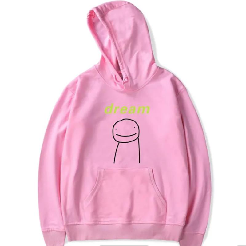 Dream Sweatshirts Loose Large Size Hooded Sweater Mens Sweater Couples Plus Cashmere Trend Top Cloth