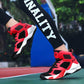 38-44 Men Mesh Sneakers Wear-resistant Basketball Shoes Deodorant Comfortable High-top Running Shoes