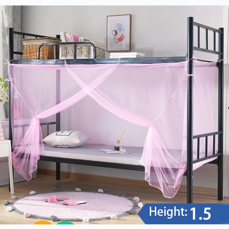 Encrypted Dormitory Mosquito Nets Household Single and Double Bed Nets Anti-mosquito and Dust-proof Indoor and Outdoor Mosquito Nets