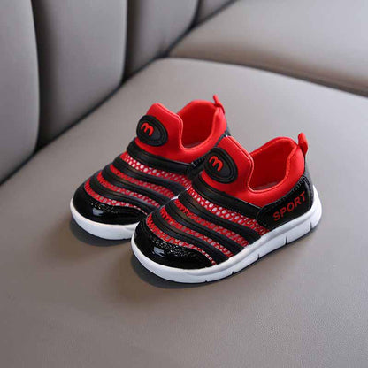 21-30 Summer Baby Toddler Shoes Sneakers Sandals Kids Mesh Breathable Basketball Shoes Lightweight Running Shoeses Comfortable Deodorant Child Shoes