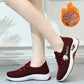 Women Autumn and Winter Plus Velvet Thick Cotton Shoes Non-slip Soft Bottom Cloth Shoes  Lightweight Sports Shoes