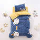 Fall/Winter Double-sided Milk Velvet Three-piece Quilt for Kindergarten Children's Nap Quilt Plus Velvet Thick Quilt Cover Removable and Washable