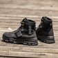 Fashion Men's Martin Boots Warm Working Boots Lace Up Men's Desert Boots Round Toe High Top Shoes