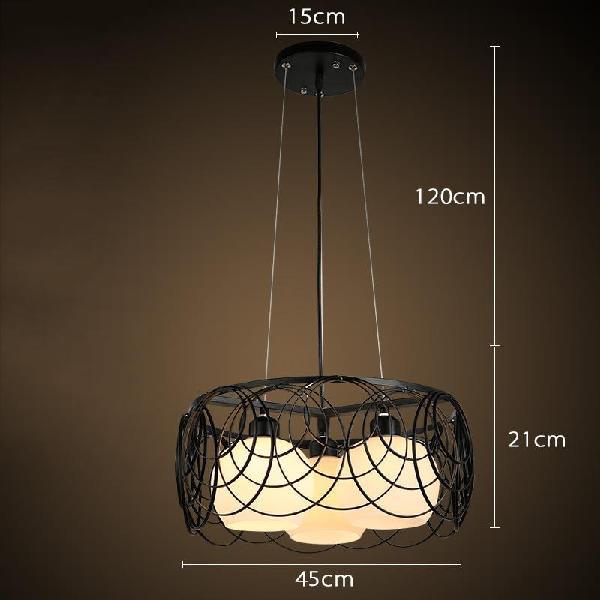 Loft Retro Industrial Coffee Hall Bar Iron Chandelier Chandelier Single Head Village Restaurant