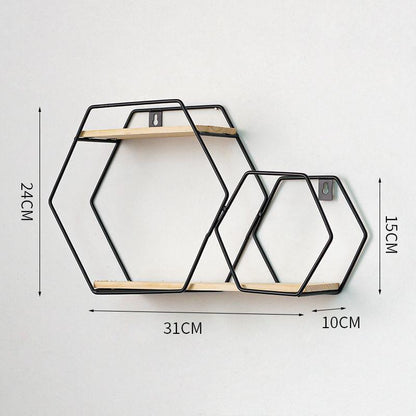 Creative Racks Nordic Style Wall Hanging Pieces Restaurant Bedroom Room Layout Background Wall Decorations