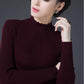 Winter Women's Woolen Sweater  Thickened Warm Turtleneck Sweater Slim Cashmere Sweater Jumper Tops