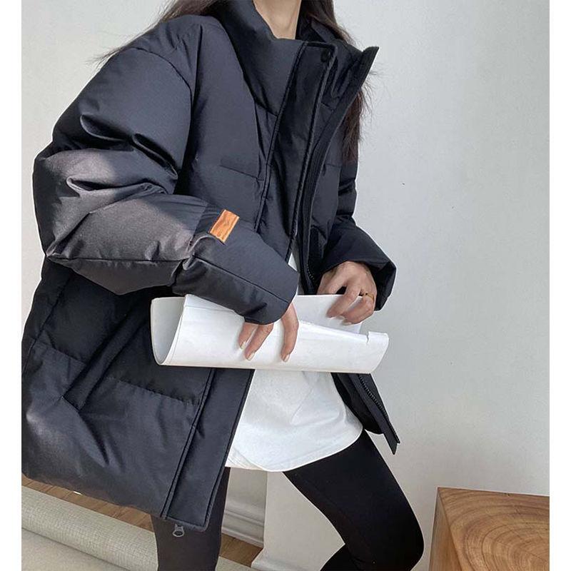 Cotton-padded Jacket Women's Winter Korean Style Loose, Thin and Small, Warm Casual Jacket, Cotton-padded Jacket, Cotton-padded Jacket
