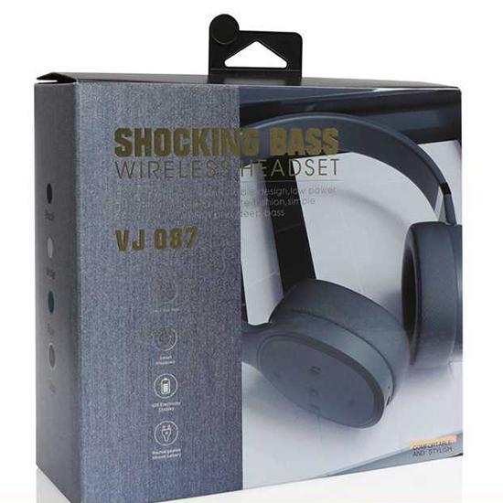 Wireless Headset Bluetooth 5.0 Stereo Foldable Headphones Built-in Mic Soft Protein Padding Flexible