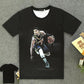 Summer 3D printed short-sleeved T-shirt basketball star T-shirt large size basketball clothes men