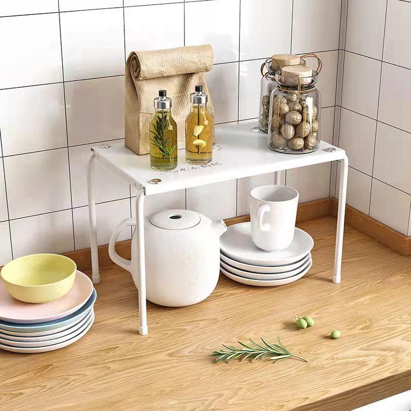 Multi-function Shelf Spice Rack Kitchen Organizer Cabinet Storage Rack Countertop Debris Storage Household Small Table Storage Shelf