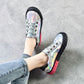 Muffin Thick Bottom Sports Casual Shoes Female Color Matching Harajuku Wild Laser Shoes Ins Tide Shoes