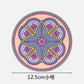 1/2/4pcs Mandala Pattern Creative Silicone Coaster Household Anti-scalding Mat Coffee Drink Coaster