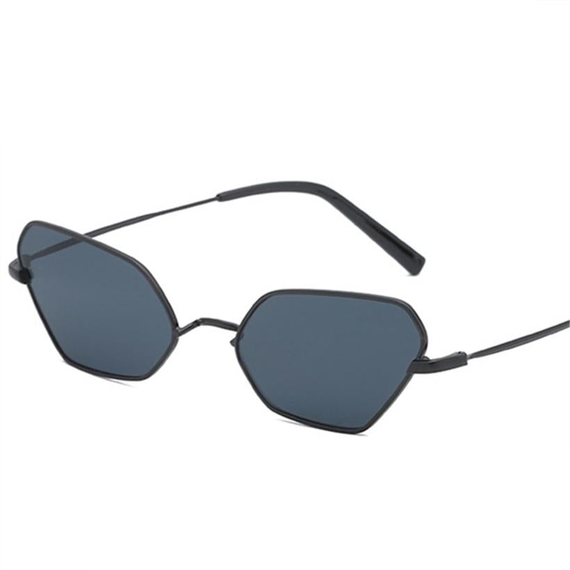 Cat Eye Sunglasses Women Metal Frame Fashion Yellow Sun Glasses Men Brand Design Pink Glasses Ladies
