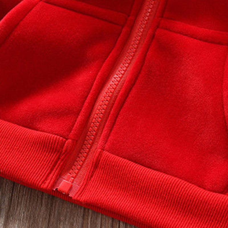 Children's Clothing Girls Autumn Clothing 2021 Children's Gold Velvet Sports Suit Baby Sweater Two-piece Suit