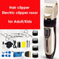 Rechargeable Low-noise Hair Clipper Remover Cutter Grooming Hair Trimmer Electrical Hair Cut Machine